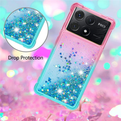 YB Quicksand Series-3 for Xiaomi Poco X6 Pro 5G / Redmi K70E 5G TPU Case Gradient Phone Cover
