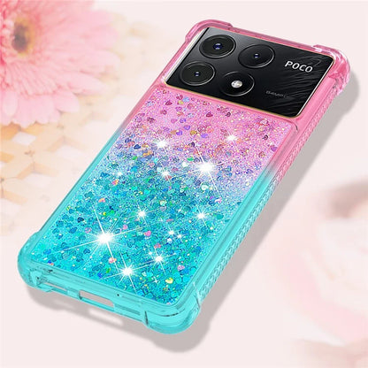 YB Quicksand Series-3 for Xiaomi Poco X6 Pro 5G / Redmi K70E 5G TPU Case Gradient Phone Cover