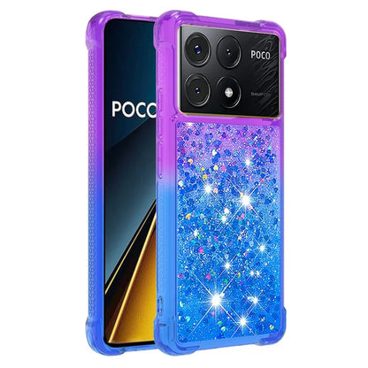 YB Quicksand Series-3 for Xiaomi Poco X6 Pro 5G / Redmi K70E 5G TPU Case Gradient Phone Cover