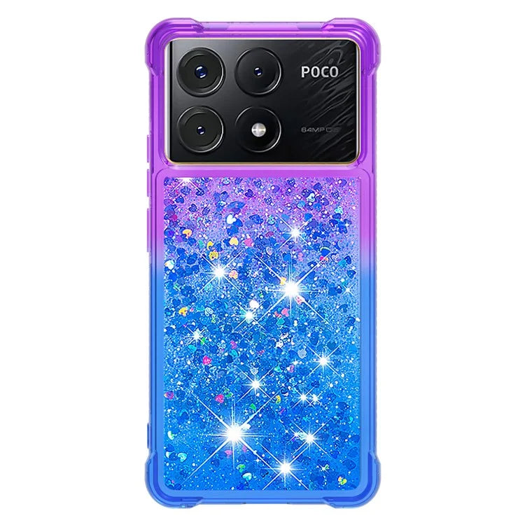 YB Quicksand Series-3 for Xiaomi Poco X6 Pro 5G / Redmi K70E 5G TPU Case Gradient Phone Cover