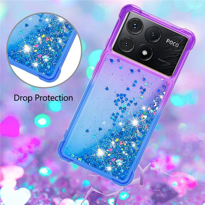 YB Quicksand Series-3 for Xiaomi Poco X6 Pro 5G / Redmi K70E 5G TPU Case Gradient Phone Cover