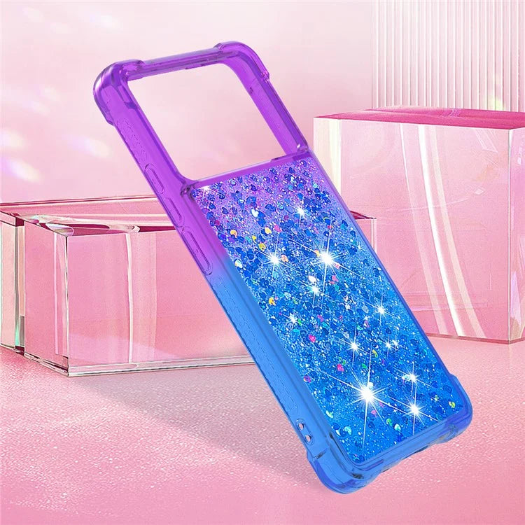 YB Quicksand Series-3 for Xiaomi Poco X6 Pro 5G / Redmi K70E 5G TPU Case Gradient Phone Cover