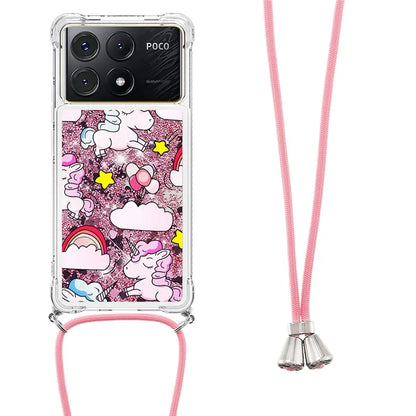 YB Quicksand Series-5 for Xiaomi Poco X6 Pro 5G / Redmi K70E 5G TPU Phone Case Pattern Printing