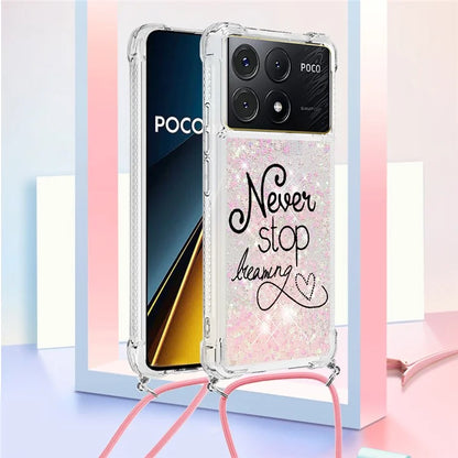 YB Quicksand Series-5 for Xiaomi Poco X6 Pro 5G / Redmi K70E 5G TPU Phone Case Pattern Printing