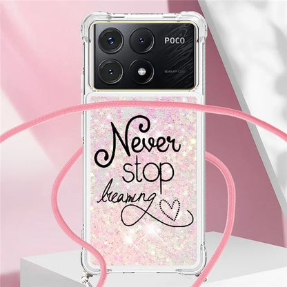 YB Quicksand Series-5 for Xiaomi Poco X6 Pro 5G / Redmi K70E 5G TPU Phone Case Pattern Printing