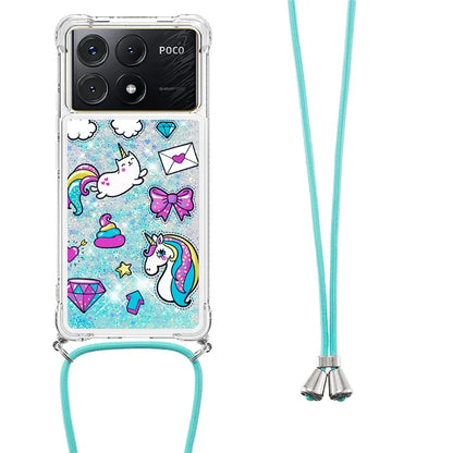 YB Quicksand Series-5 for Xiaomi Poco X6 Pro 5G / Redmi K70E 5G TPU Phone Case Pattern Printing