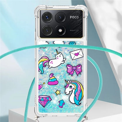 YB Quicksand Series-5 for Xiaomi Poco X6 Pro 5G / Redmi K70E 5G TPU Phone Case Pattern Printing