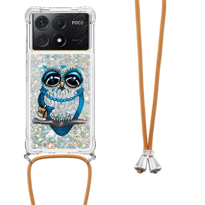 YB Quicksand Series-5 for Xiaomi Poco X6 Pro 5G / Redmi K70E 5G TPU Phone Case Pattern Printing