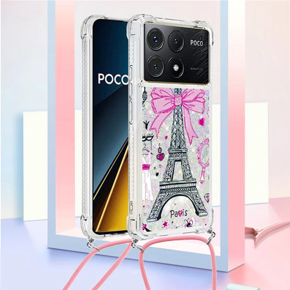 YB Quicksand Series-5 for Xiaomi Poco X6 Pro 5G / Redmi K70E 5G TPU Phone Case Pattern Printing
