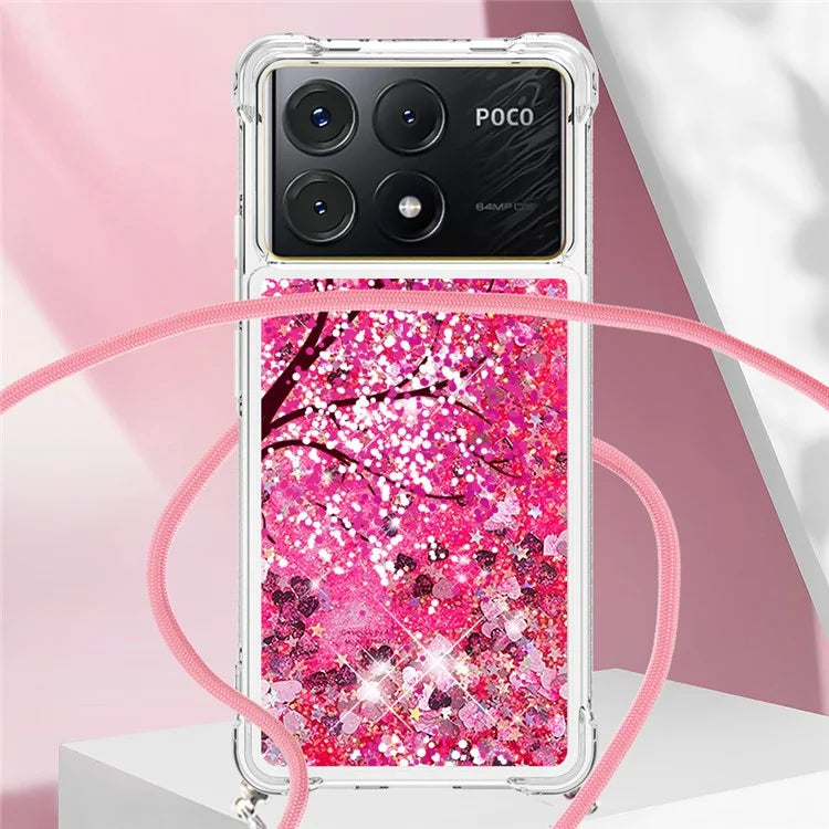YB Quicksand Series-5 for Xiaomi Poco X6 Pro 5G / Redmi K70E 5G TPU Phone Case Pattern Printing