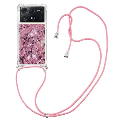 YB Quicksand Series-4 For Xiaomi Poco X6 Pro 5G / Redmi K70E 5G Case Anti-dop Phone TPU Cover