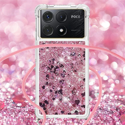 YB Quicksand Series-4 For Xiaomi Poco X6 Pro 5G / Redmi K70E 5G Case Anti-dop Phone TPU Cover
