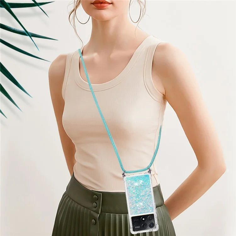 YB Quicksand Series-4 For Xiaomi Poco X6 Pro 5G / Redmi K70E 5G Case Anti-dop Phone TPU Cover