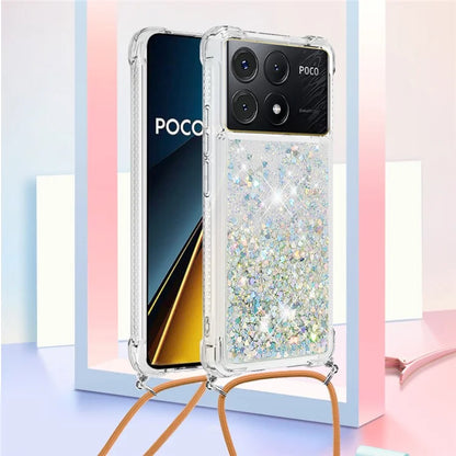 YB Quicksand Series-4 For Xiaomi Poco X6 Pro 5G / Redmi K70E 5G Case Anti-dop Phone TPU Cover