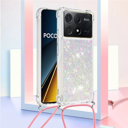 YB Quicksand Series-4 For Xiaomi Poco X6 Pro 5G / Redmi K70E 5G Case Anti-dop Phone TPU Cover