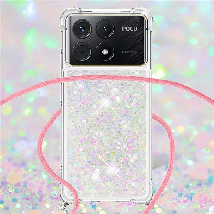 YB Quicksand Series-4 For Xiaomi Poco X6 Pro 5G / Redmi K70E 5G Case Anti-dop Phone TPU Cover