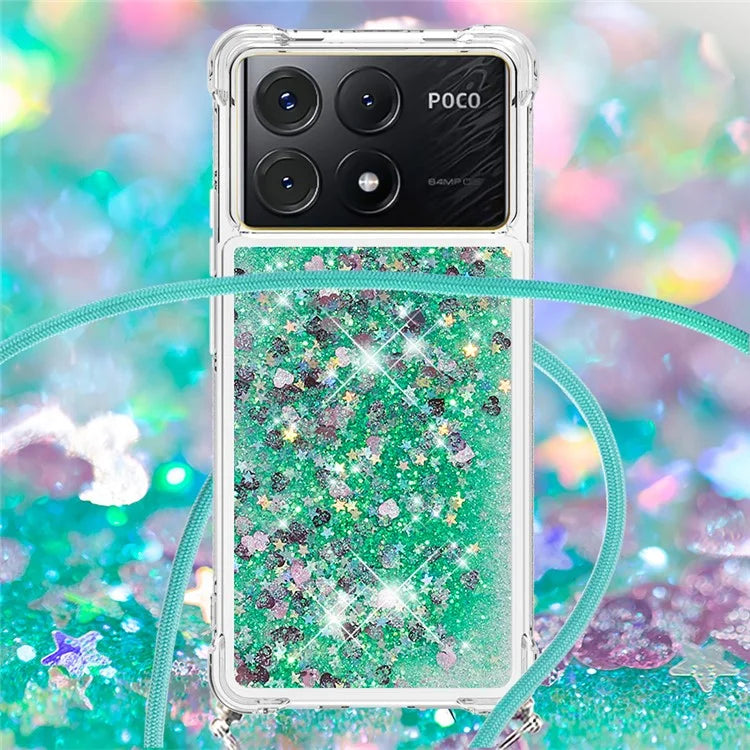 YB Quicksand Series-4 For Xiaomi Poco X6 Pro 5G / Redmi K70E 5G Case Anti-dop Phone TPU Cover