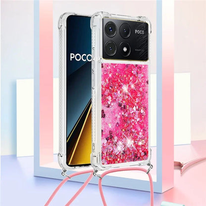 YB Quicksand Series-4 For Xiaomi Poco X6 Pro 5G / Redmi K70E 5G Case Anti-dop Phone TPU Cover