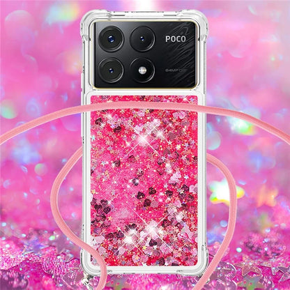 YB Quicksand Series-4 For Xiaomi Poco X6 Pro 5G / Redmi K70E 5G Case Anti-dop Phone TPU Cover