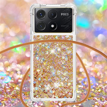 YB Quicksand Series-4 For Xiaomi Poco X6 Pro 5G / Redmi K70E 5G Case Anti-dop Phone TPU Cover