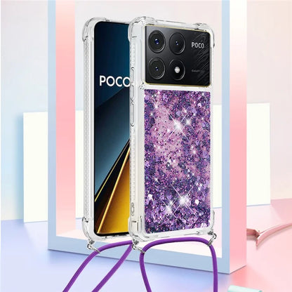 YB Quicksand Series-4 For Xiaomi Poco X6 Pro 5G / Redmi K70E 5G Case Anti-dop Phone TPU Cover