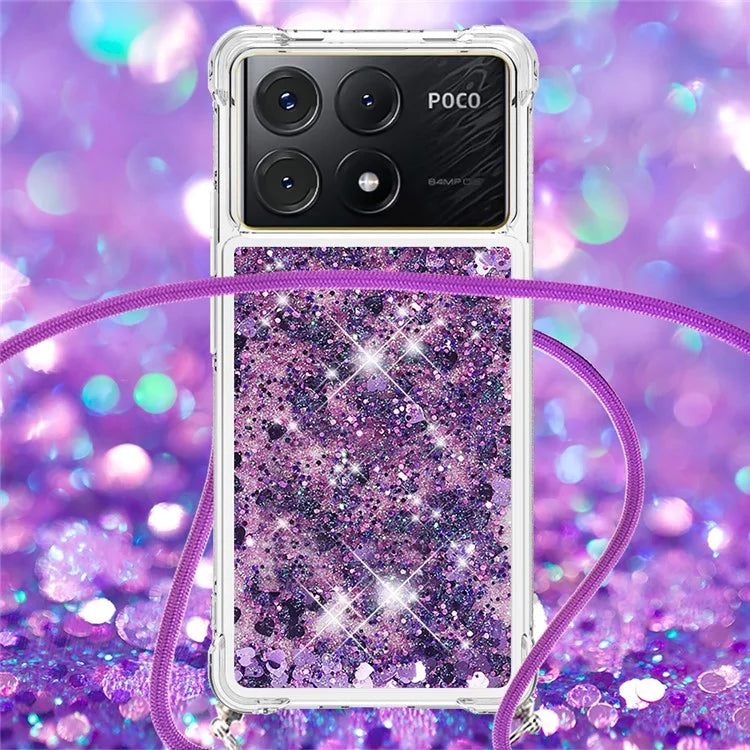 YB Quicksand Series-4 For Xiaomi Poco X6 Pro 5G / Redmi K70E 5G Case Anti-dop Phone TPU Cover
