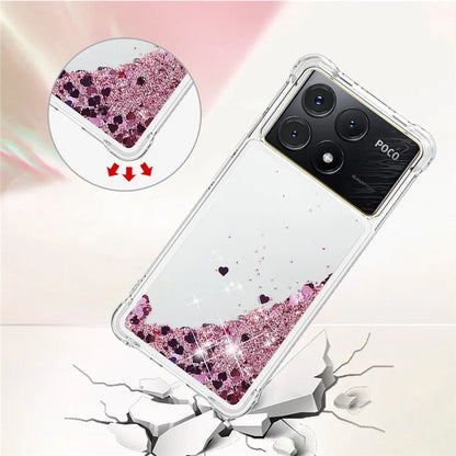 YB Quicksand Series-1 For Xiaomi Poco X6 Pro 5G / Redmi K70E 5G TPU Case Quicksand Phone Back Cover