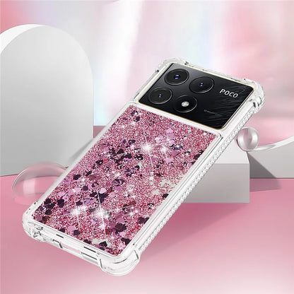 YB Quicksand Series-1 For Xiaomi Poco X6 Pro 5G / Redmi K70E 5G TPU Case Quicksand Phone Back Cover