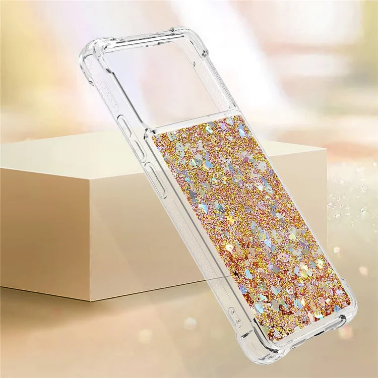 YB Quicksand Series-1 For Xiaomi Poco X6 Pro 5G / Redmi K70E 5G TPU Case Quicksand Phone Back Cover