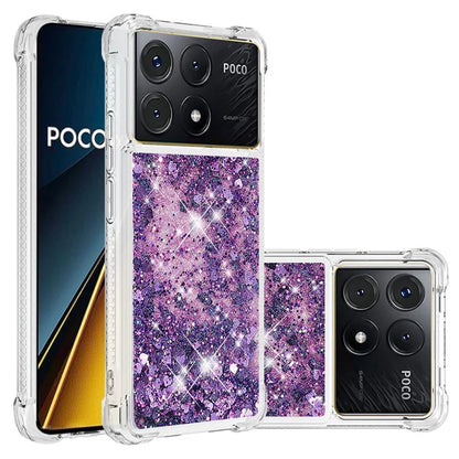 YB Quicksand Series-1 For Xiaomi Poco X6 Pro 5G / Redmi K70E 5G TPU Case Quicksand Phone Back Cover