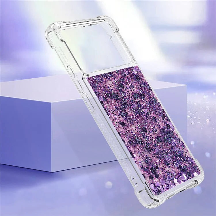 YB Quicksand Series-1 For Xiaomi Poco X6 Pro 5G / Redmi K70E 5G TPU Case Quicksand Phone Back Cover