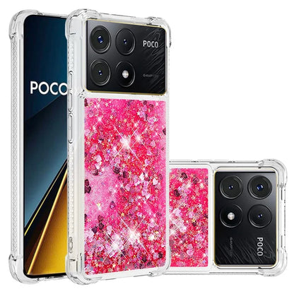 YB Quicksand Series-1 For Xiaomi Poco X6 Pro 5G / Redmi K70E 5G TPU Case Quicksand Phone Back Cover