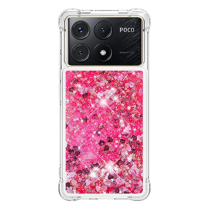 YB Quicksand Series-1 For Xiaomi Poco X6 Pro 5G / Redmi K70E 5G TPU Case Quicksand Phone Back Cover