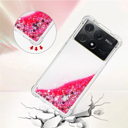 YB Quicksand Series-1 For Xiaomi Poco X6 Pro 5G / Redmi K70E 5G TPU Case Quicksand Phone Back Cover