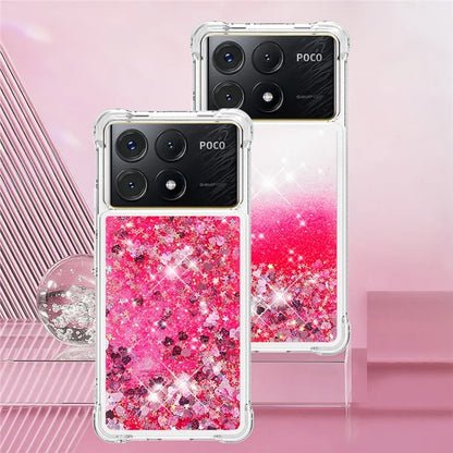 YB Quicksand Series-1 For Xiaomi Poco X6 Pro 5G / Redmi K70E 5G TPU Case Quicksand Phone Back Cover
