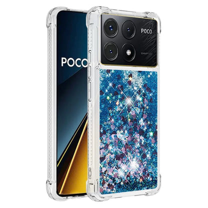 YB Quicksand Series-1 For Xiaomi Poco X6 Pro 5G / Redmi K70E 5G TPU Case Quicksand Phone Back Cover