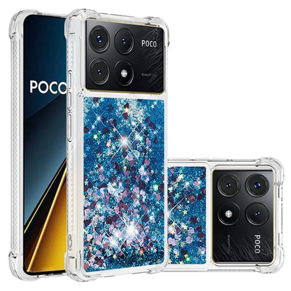 YB Quicksand Series-1 For Xiaomi Poco X6 Pro 5G / Redmi K70E 5G TPU Case Quicksand Phone Back Cover