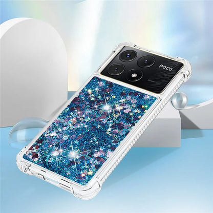 YB Quicksand Series-1 For Xiaomi Poco X6 Pro 5G / Redmi K70E 5G TPU Case Quicksand Phone Back Cover