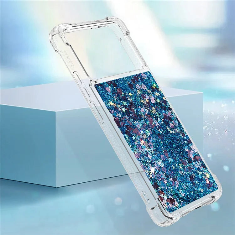 YB Quicksand Series-1 For Xiaomi Poco X6 Pro 5G / Redmi K70E 5G TPU Case Quicksand Phone Back Cover