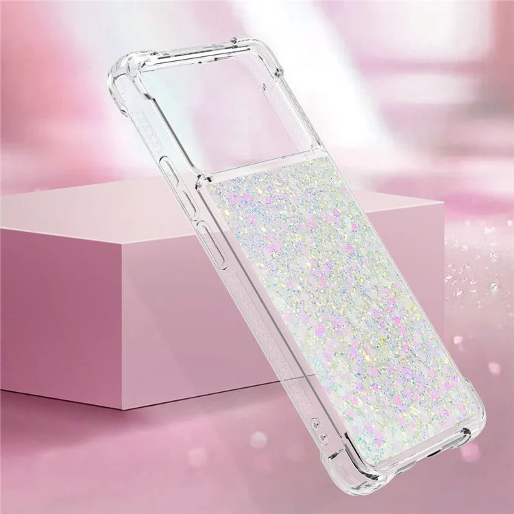 YB Quicksand Series-1 For Xiaomi Poco X6 Pro 5G / Redmi K70E 5G TPU Case Quicksand Phone Back Cover