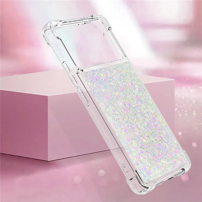YB Quicksand Series-1 For Xiaomi Poco X6 Pro 5G / Redmi K70E 5G TPU Case Quicksand Phone Back Cover