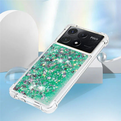 YB Quicksand Series-1 For Xiaomi Poco X6 Pro 5G / Redmi K70E 5G TPU Case Quicksand Phone Back Cover