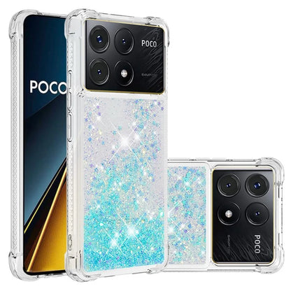 YB Quicksand Series-1 For Xiaomi Poco X6 Pro 5G / Redmi K70E 5G TPU Case Quicksand Phone Back Cover