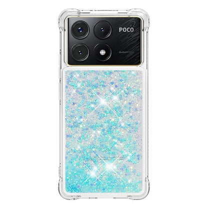 YB Quicksand Series-1 For Xiaomi Poco X6 Pro 5G / Redmi K70E 5G TPU Case Quicksand Phone Back Cover