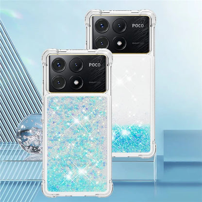 YB Quicksand Series-1 For Xiaomi Poco X6 Pro 5G / Redmi K70E 5G TPU Case Quicksand Phone Back Cover