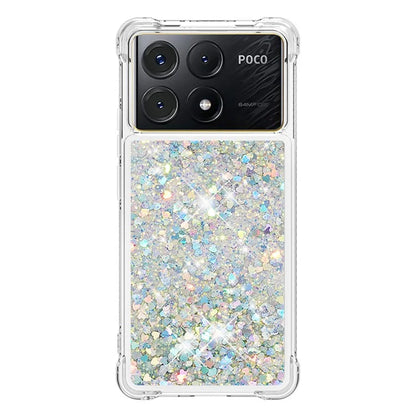 YB Quicksand Series-1 For Xiaomi Poco X6 Pro 5G / Redmi K70E 5G TPU Case Quicksand Phone Back Cover