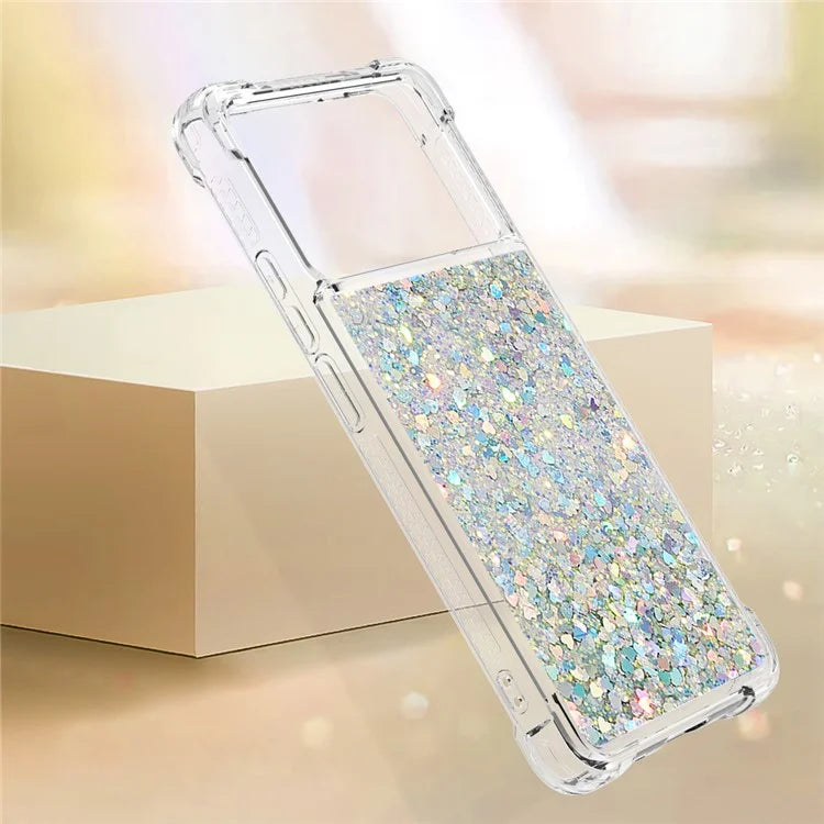 YB Quicksand Series-1 For Xiaomi Poco X6 Pro 5G / Redmi K70E 5G TPU Case Quicksand Phone Back Cover