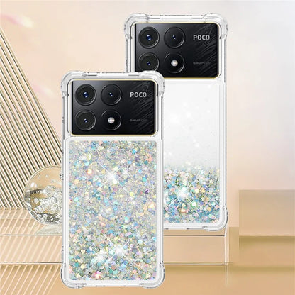 YB Quicksand Series-1 For Xiaomi Poco X6 Pro 5G / Redmi K70E 5G TPU Case Quicksand Phone Back Cover