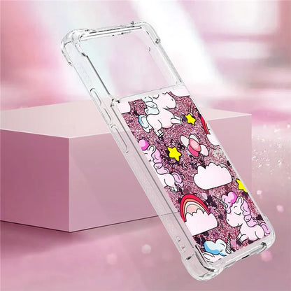 YB Quicksand Series-2 For Xiaomi Poco X6 Pro 5G / Redmi K70E 5G Case Pattern Printing TPU Cover