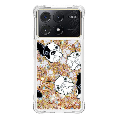 YB Quicksand Series-2 For Xiaomi Poco X6 Pro 5G / Redmi K70E 5G Case Pattern Printing TPU Cover